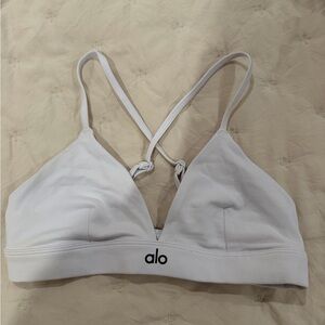 ALO Yoga White Bra